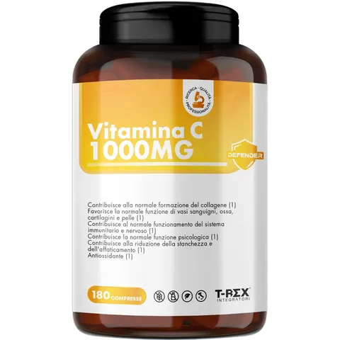 T-Rex Integratori T-Rex Vitamina C 1000 180Cpr – immagine 3