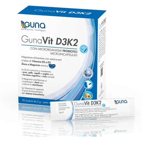 guna vit D3K2 30 Bustine 2g – immagine 4