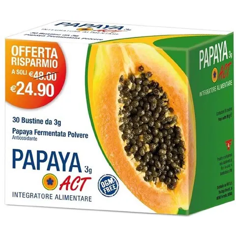 F&F Srl Papaya Act 3 g, 30 Bustine – immagine 4