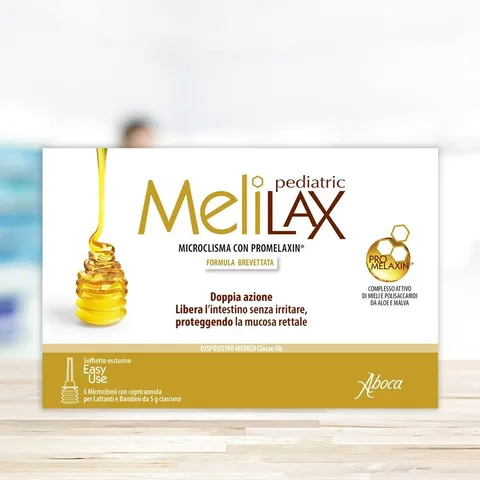 Aboca Melilax Pediatric 6 microclismi – immagine 3