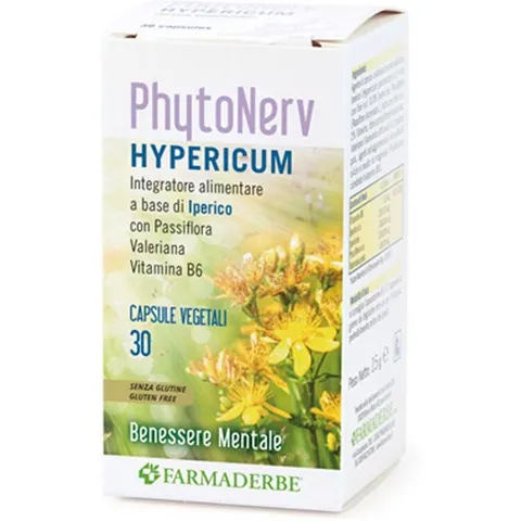 FARMADERBE Srl PHYTONERV HYPERICUM 30CPS – immagine 4