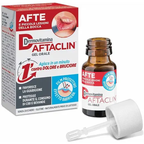 dermovitamina aftaclin Gel Orale 7 ml – immagine 4