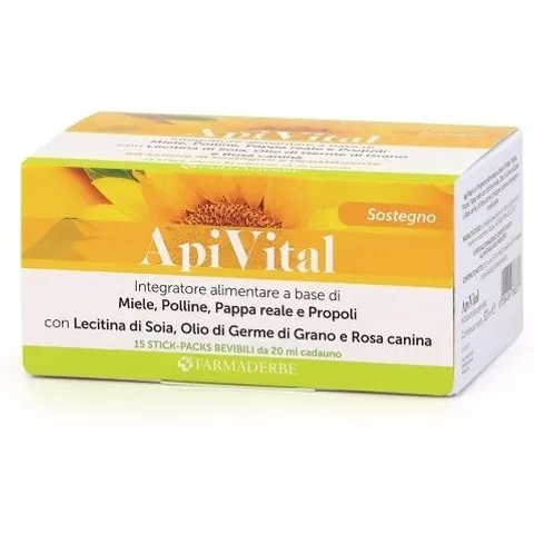 Farmaderbe Apivital 15stick Pack 20ml – immagine 2