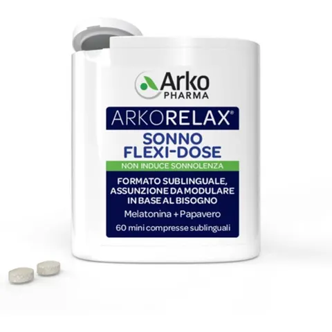 arkofarm srl Arkorelax sonno flexi dose 60 mini compresse – immagine 2