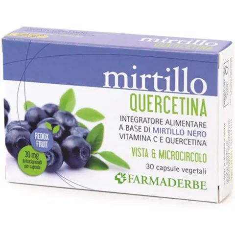 Farmaderbe Mirtillo Quercetina 30cps – immagine 5