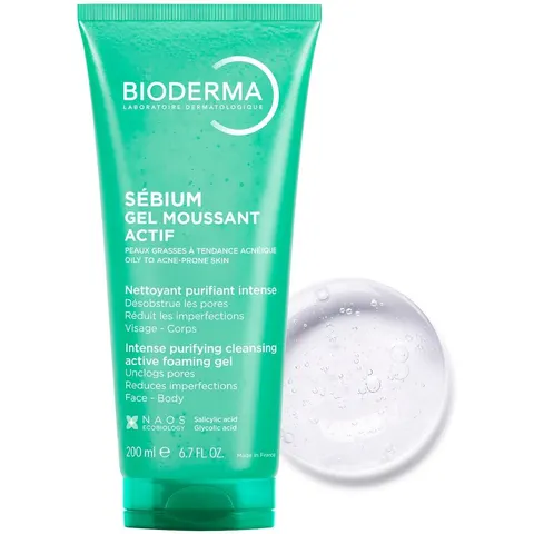 Bioderma Sebium Gel Moussant Actif 200ml – immagine 5