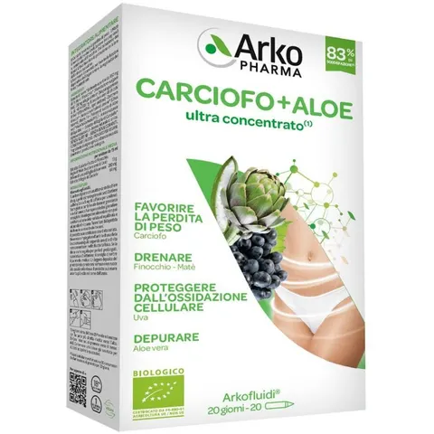 0 Arkofluidi Carciofo + Aloe Vera 2 Flaconcini – immagine 5