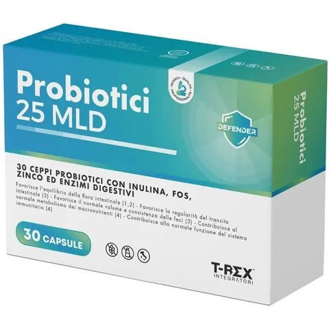 T-Rex Integratori T-Rex Probiotici 25Mld 30Cps – immagine 3