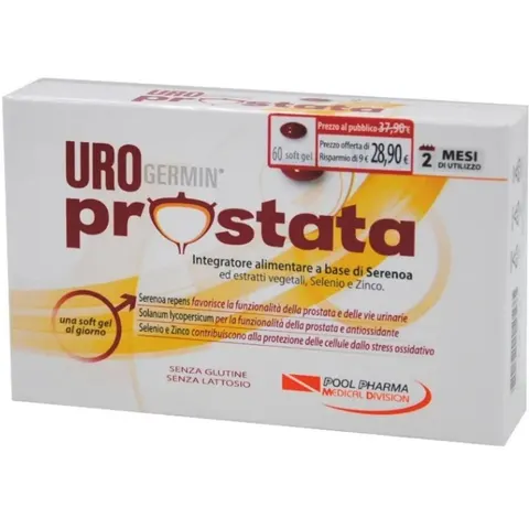 POOL PHARMA Srl Urogermin Prostata, 60 soft gel – immagine 2