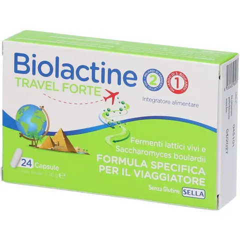 biolactine travel forte 24 capsule – immagine 3