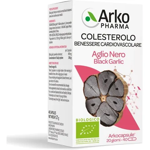arkofarm Arkopharma Aglio Nero Bio 40 Capsule – immagine 3