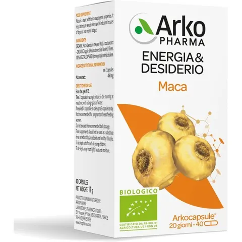 ARKOFARM Srl ARKO Maca Bio, 40 Capsule – immagine 4
