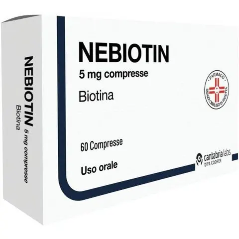 DIFA COOPER SpA Nebiotin 5 mg, 60 Compresse – immagine 2