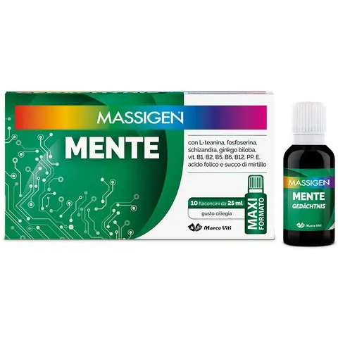 Massigen Mente Sostegno Cognitivo 10x25ml – immagine 4