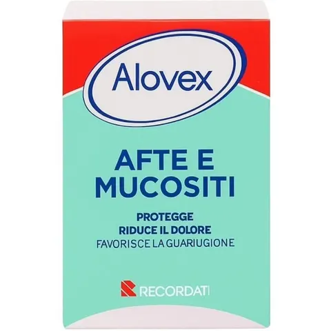 RECORDATI SpA Alovex Afte e Mucositi, 20 Bustine – immagine 2