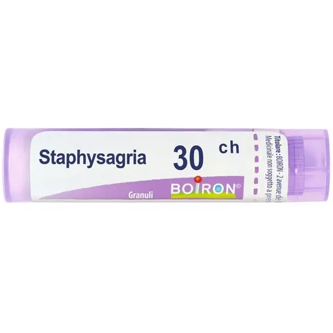 boiron Staphysagria 30CH Granuli 4g – immagine 3