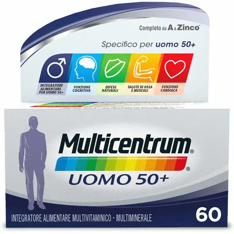 Multicentrum Uomo 50+ 60 Compresse – immagine 3