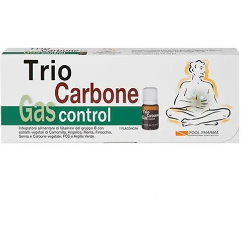 POOL PHARMA Srl Trio Carbone Gas Control 7 Flaconcini – immagine 2