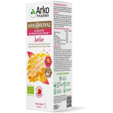 ARKOFARM Srl ARKOROYAL Sciroppo Mi Proteggo Bene Junior, 140 ml – immagine 4