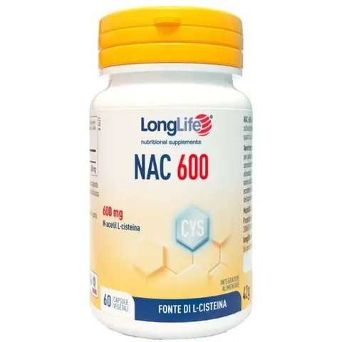Longlife Nac 600mg 60 Capsule – immagine 5