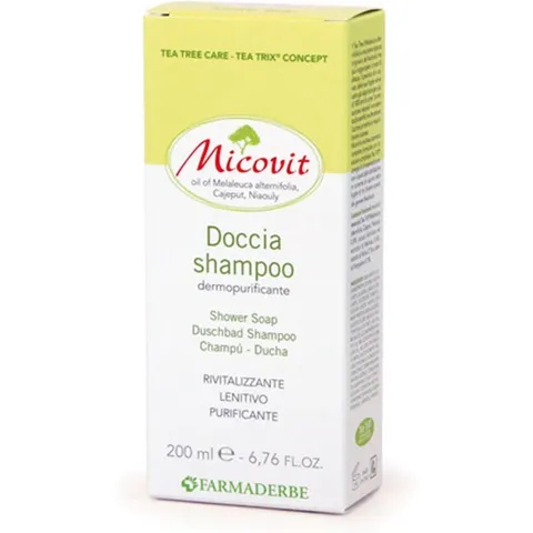 Farmaderbe Micovit Doccia Shampoo 200ml – immagine 4