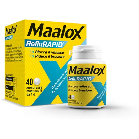 Maalox Reflurapid: 40 Compresse Masticabili – immagine 3