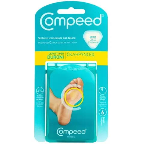 compeed Cerotti Per Duroni Medio 6 Pezzi – immagine 4