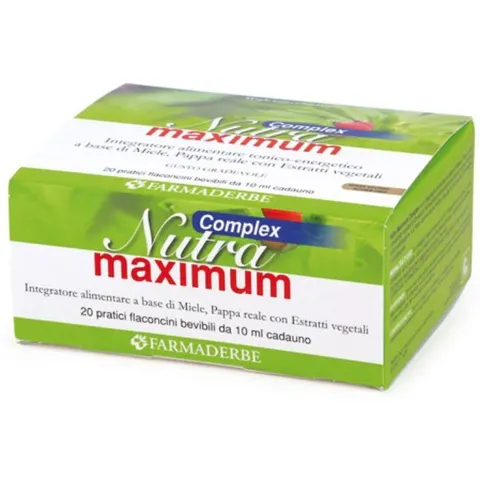 FARMADERBE Srl NUTRA MAXIMUM COMPLEX 20FL 10ML – immagine 2