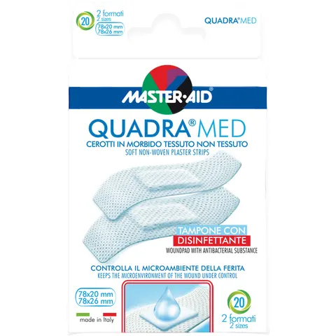 Master Aid M-Aid Quadra Cer Ass 20 Pezzi – immagine 4