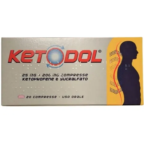 Eg Ketodol 25mg + 200mg 20 compresse – immagine 2