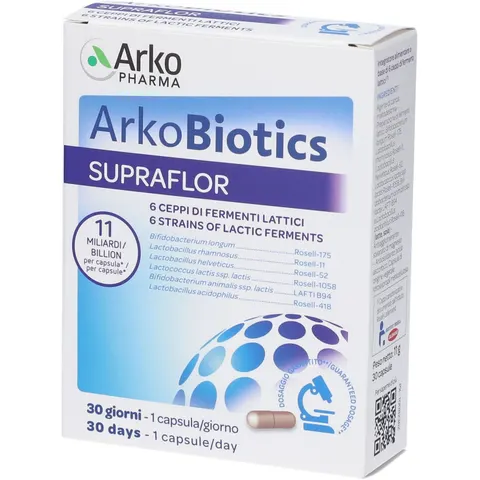 arkofarm Arkobiotics Supraflor 30 Capsule – immagine 3