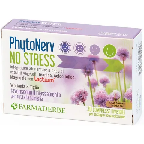 FARMADERBE Srl PHYTONERV NO STRESS 30CPR – immagine 4
