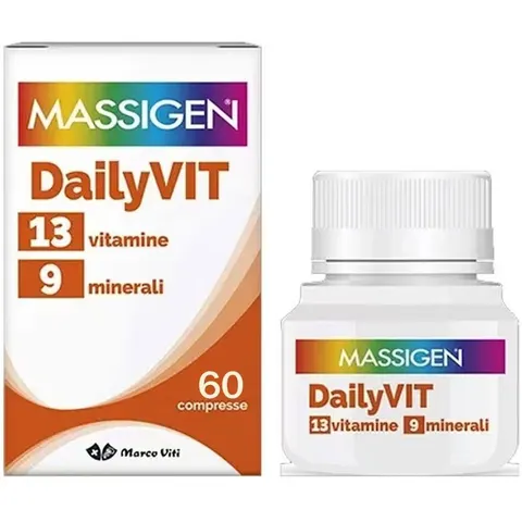 Massigen Dailyvit Integratore Multivitaminico Multiminerale 60 Compresse – immagine 3