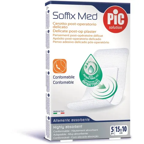 pic Soffix Med Cerotto Post-Operatorio 10 x 15 cm 5 Pezzi – immagine 3