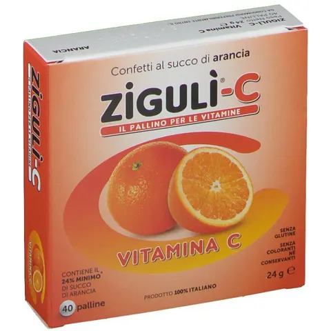 ziguli' Zigulì-C Arancia con Vitamina C 40 Palline – immagine 3