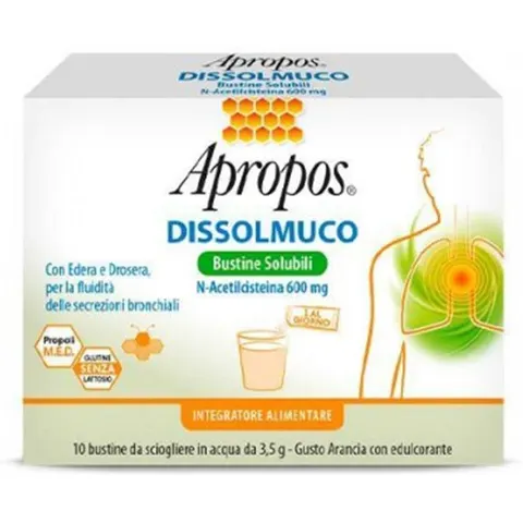 apropos dissolmuco 10 bustine solubili – immagine 3