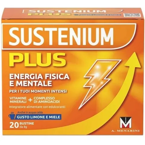 Sustenium Plus Limone e Miele 20 Bustine da 8 g – immagine 3