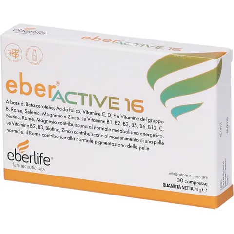 EBERLIFE FARMACEUTICI SpA EBER ACTIVE 16 30CPR – immagine 4