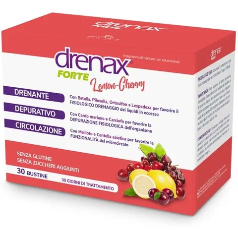 PALADIN PHARMA SpA Drenax Forte Lemon Cherry, 30 Bustine – immagine 2
