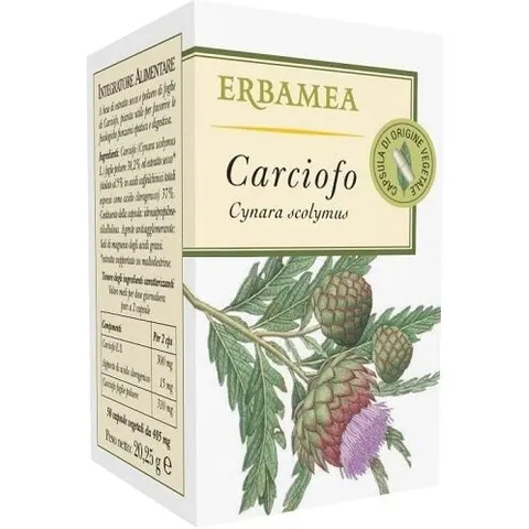 erbamea Carciofo 50 Capsule Vegetali – immagine 3