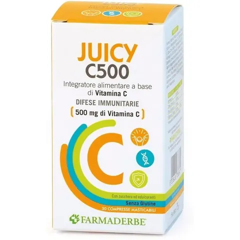 Farmaderbe Juicy C500 Mastic 30cpr – immagine 2
