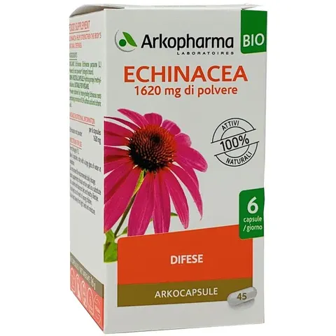 arkofarm Arkocapsule Echinacea 45 Capsule Bio – immagine 3