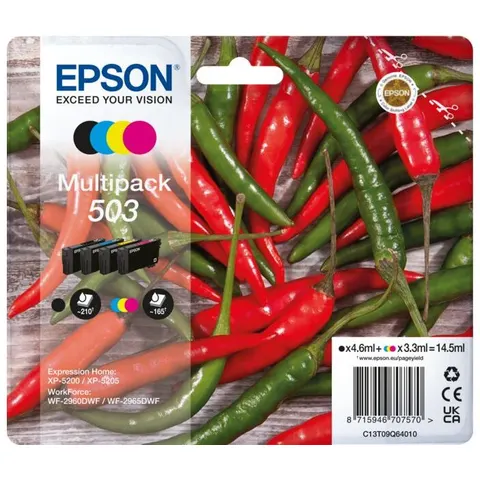 Epson 503 (C13T09Q64010) - 4-farbig - Druckerpatrone - Multipack – Bild 2