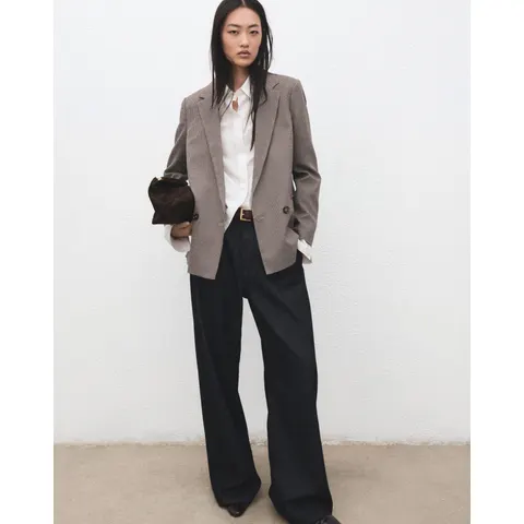 Mango Houndstooth Blazer – image 2