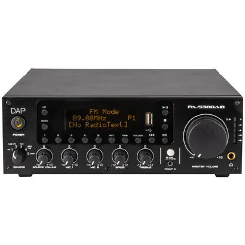 DAP Audio PA-530DAB Schwarz – Bild 2