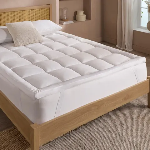 Slumberdown Luxe Mattress Topper 5cm – White – 080063 – image 2