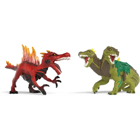 Schleich Fire Saurian Vs Jungle Lizard Playset – image 2