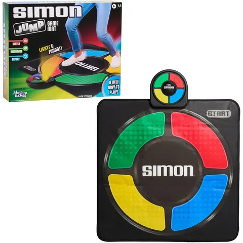 Simon Jump Game Mat with Lights and Sounds, Interactive Electronic Memory Game for Solo Play, Ages 6+, by Just Play – image 2