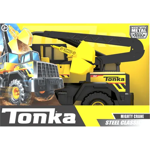 Tonka Steel Classics Crane - Durable Steel Construction, Interactive Crane Function, Ages 3+ - Basic Fun – image 2