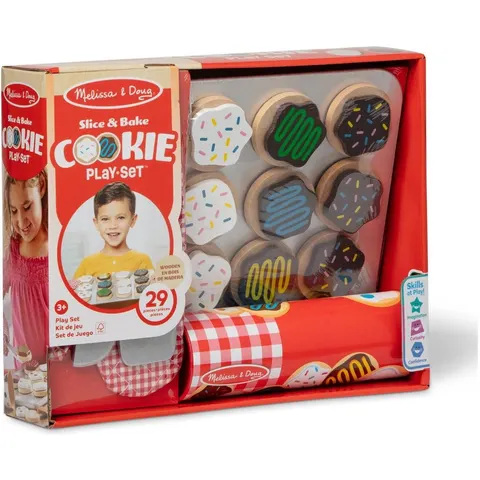 Melissa & Doug Wooden Slice & Bake Cookie Set – image 2